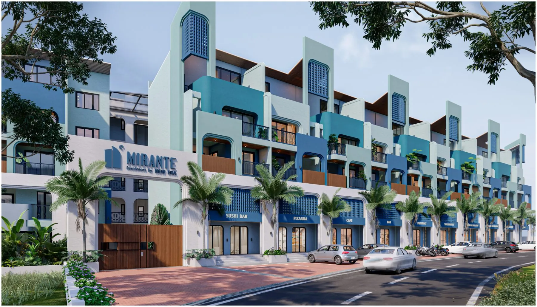 Mirante, Residences by Melhor Group, entrance in Anjuna, North Goa