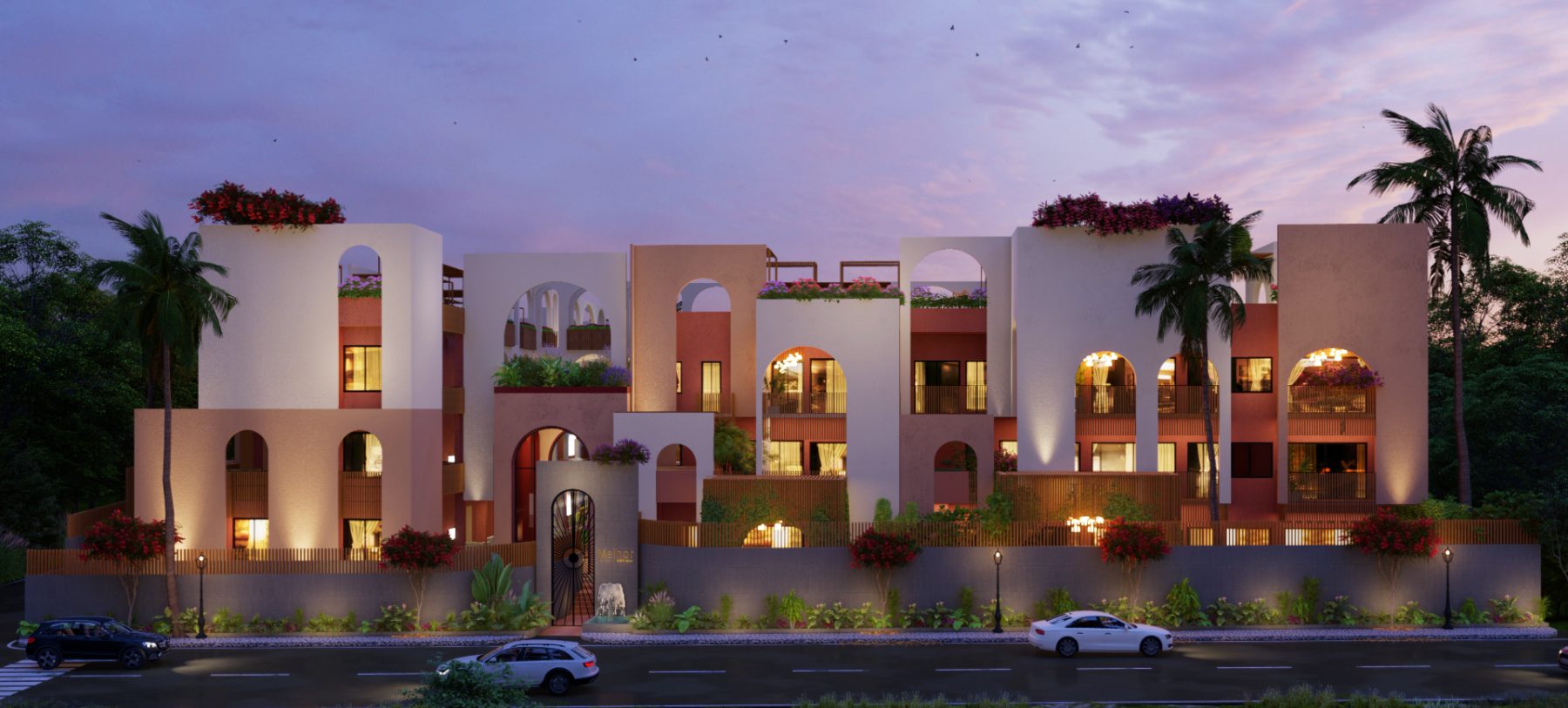 Melhor · Exterior at dusk
