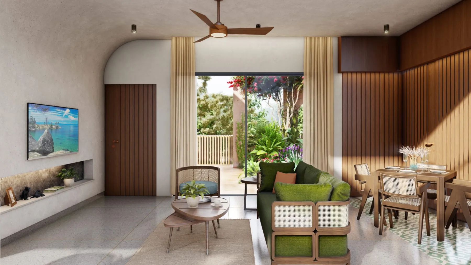 Melhor · Green living and dining