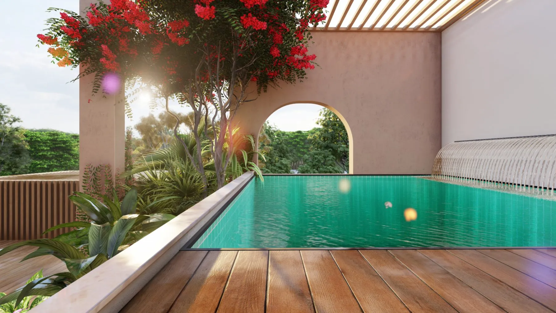 Melhor · Infinity pool deck